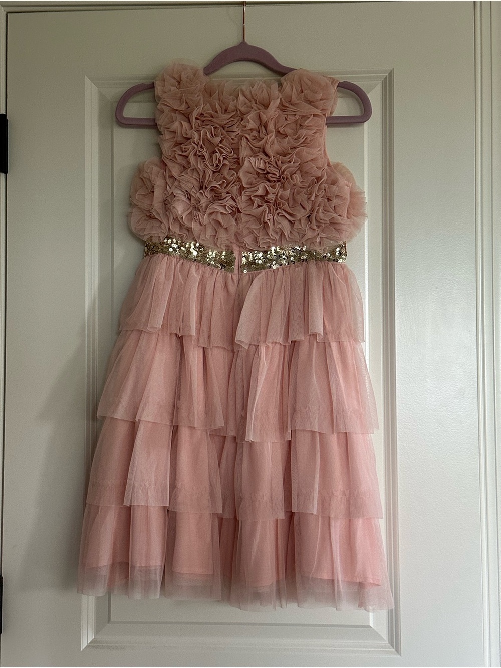 Mini Boden Tulle Tiered Party Dress 9/10 - Picture 4 of 4